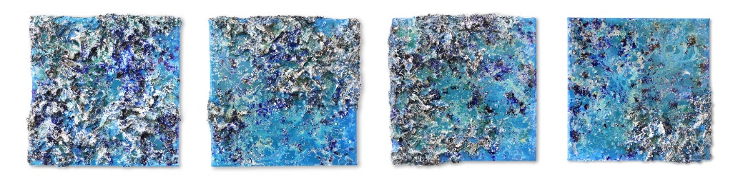 Victoria Kovalenchikova: The Earth LVIII (Blue) - 1,2,3,4 image 1