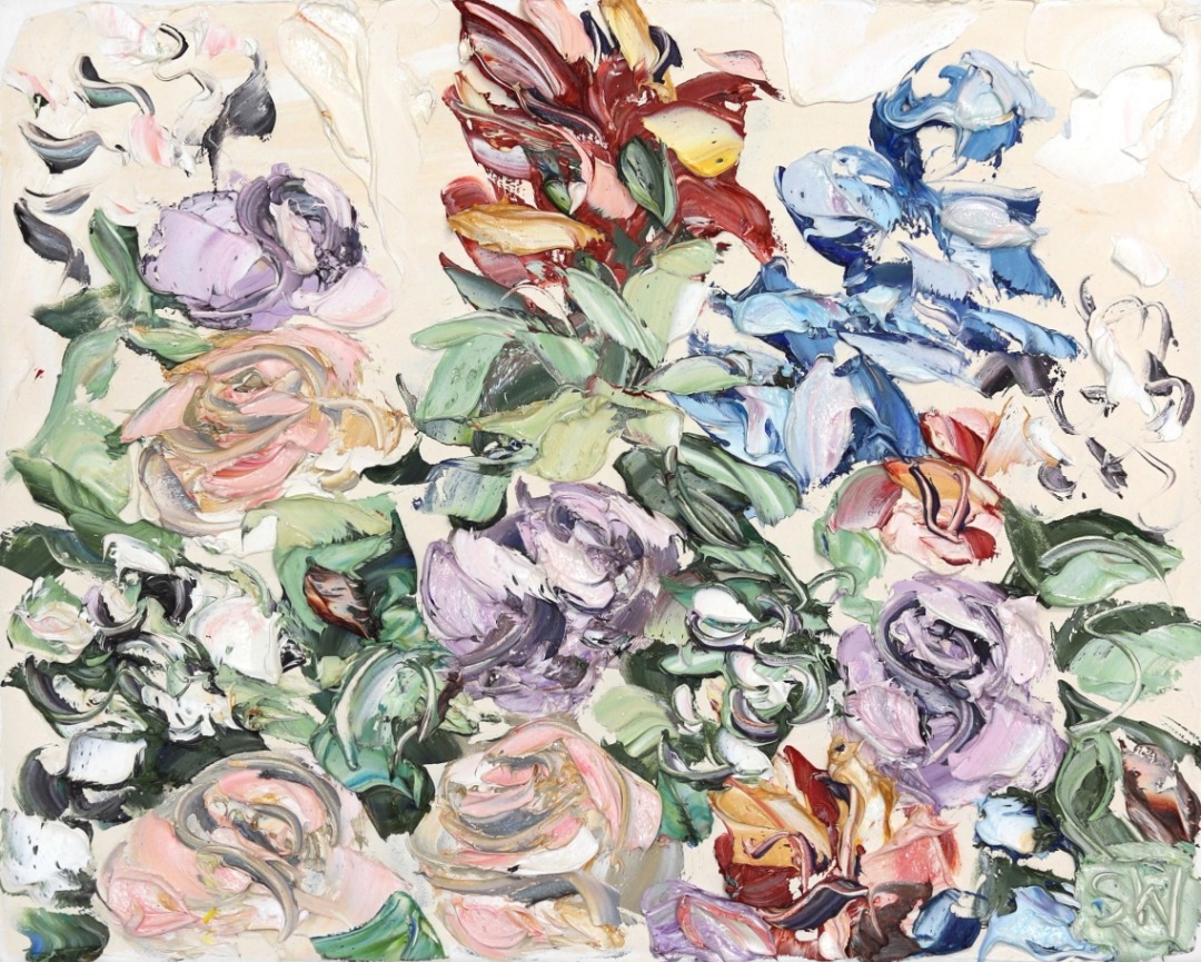 Sally West: Flower Study 1 (16.5.17) image 1