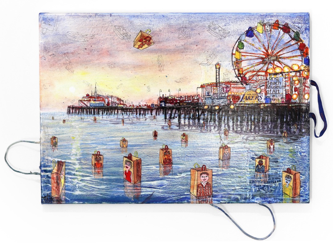 Thitz: Santa Monica Bag Art thumb image 1