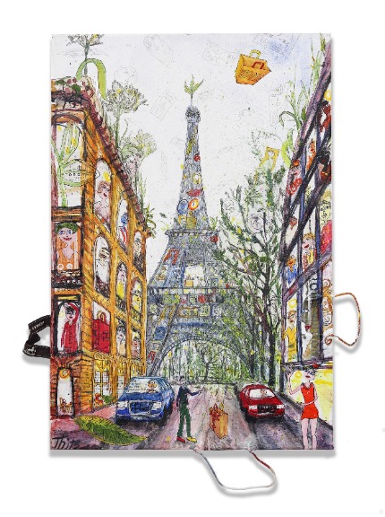 Thitz: Paris Bag Art image 1