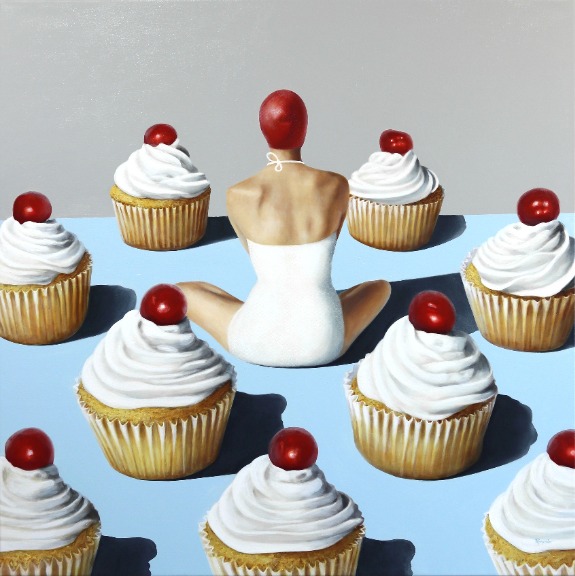Elise Remender: Bather and Cupcakes image 1
