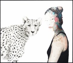 Alessandro Casetti: Woman with Cheetah image 1
