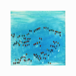 Juana Céspedes: Azul Cobalto III