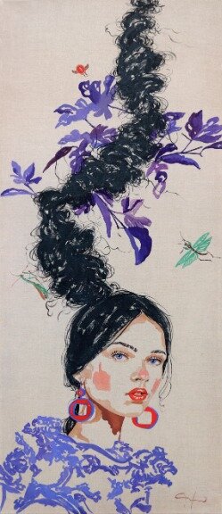 Carlos Gamez de Francisco: Purple Leaves