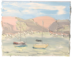Sally West: Pittwater RPAYC Study 1 (22.8.22) - Plein Air