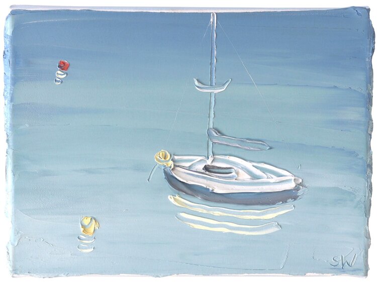 Sally West: Berry's Bay Study 2 (25.10.21) - Plein Air