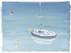 Sally West: Berry's Bay Study 2 (25.10.21) - Plein Air image 1