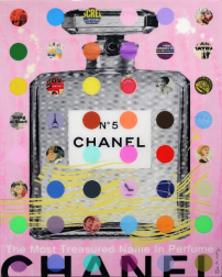 Nelson de la Nuez: Chanel #5 Pink with Grey Bottle (118/125)