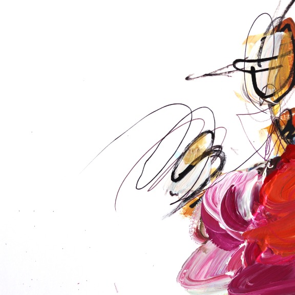 Ash Almonte: Red Swirl Yellow Dress Figure image 2