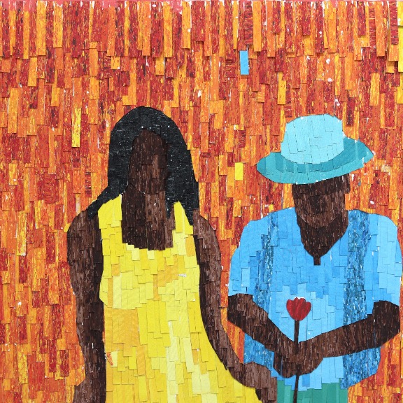 Amadou Opa Bathily: Red Roses image 2