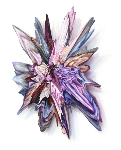 Kate Tova: Lilac Hydrangea Glitch image 2