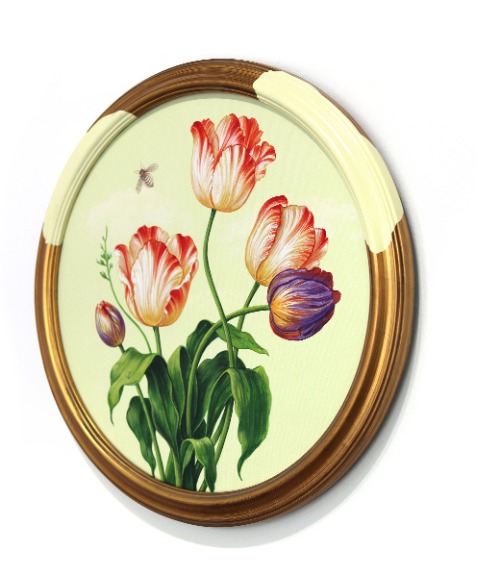 Carlos Gamez de Francisco: Bee and Tulips image 2