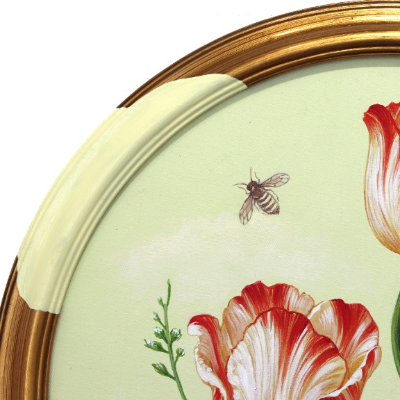 Carlos Gamez de Francisco: Bee and Tulips image 3