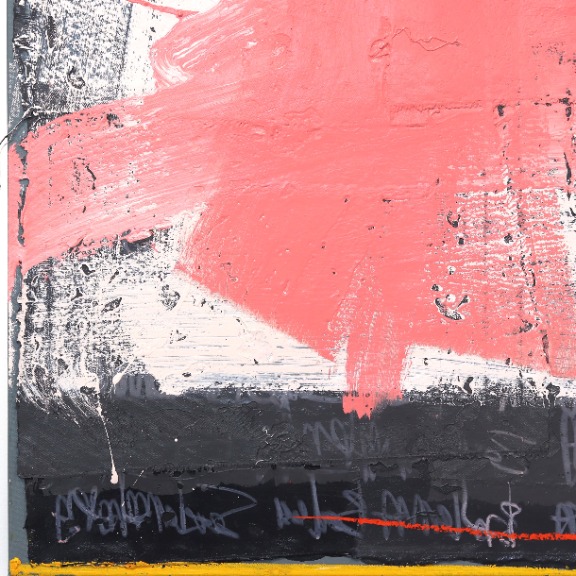 Kodjovi Olympio: Untitled Pink And Grey 1 image 4