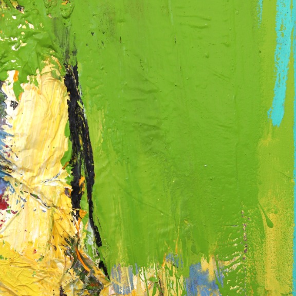 Kodjovi Olympio: Untitled Figure Lime Green 1 thumb image 5