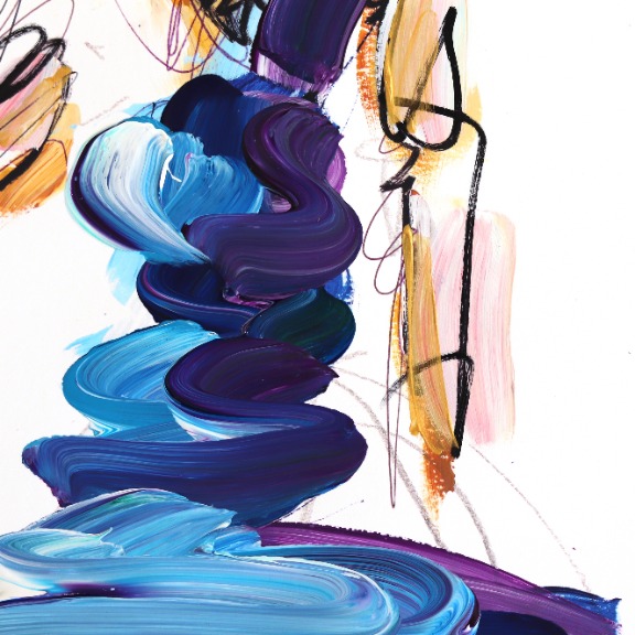 Ash Almonte: Purple, Blue, Green Figure image 5
