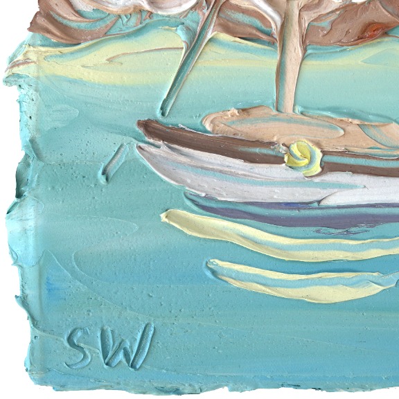 Sally West: Berry's Bay Study 2 (19.6.23) - Plein Air image 5