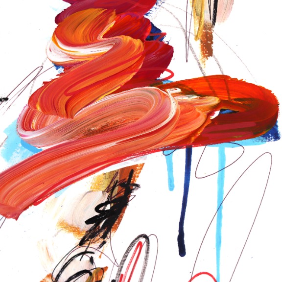 Ash Almonte: Red Line Pink Bronzed Figure image 5