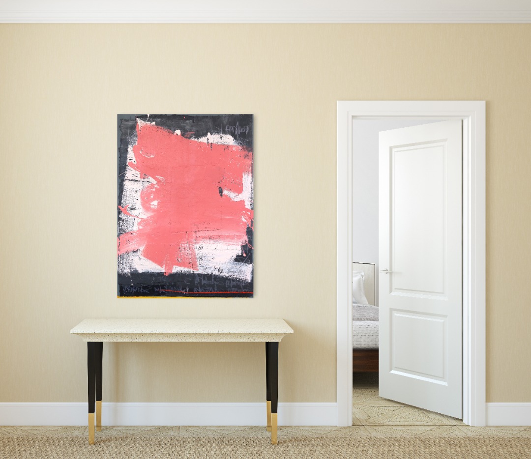 Kodjovi Olympio: Untitled Pink And Grey 1 image 8